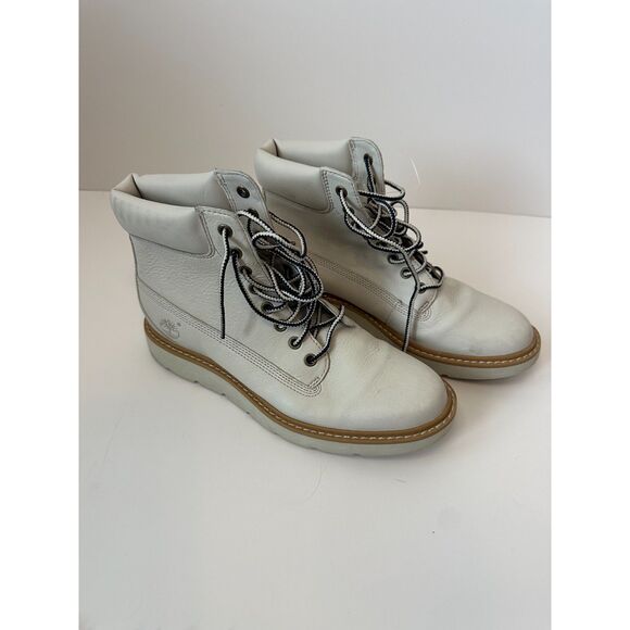 Timberland Leather Lace-Up Boots Size 5.5 - Picture 2 of 6